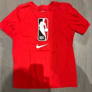 Nike Red Short Sleeve Tee with NBA Logo